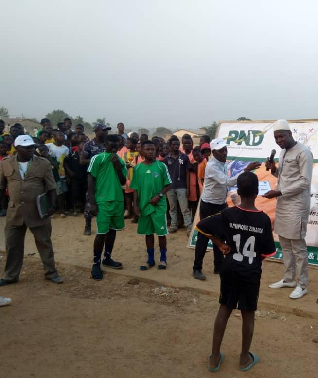 Un centre de formation sportif offert aux jeunes de Tchaoudjo par M. Aftar Touré-Morou