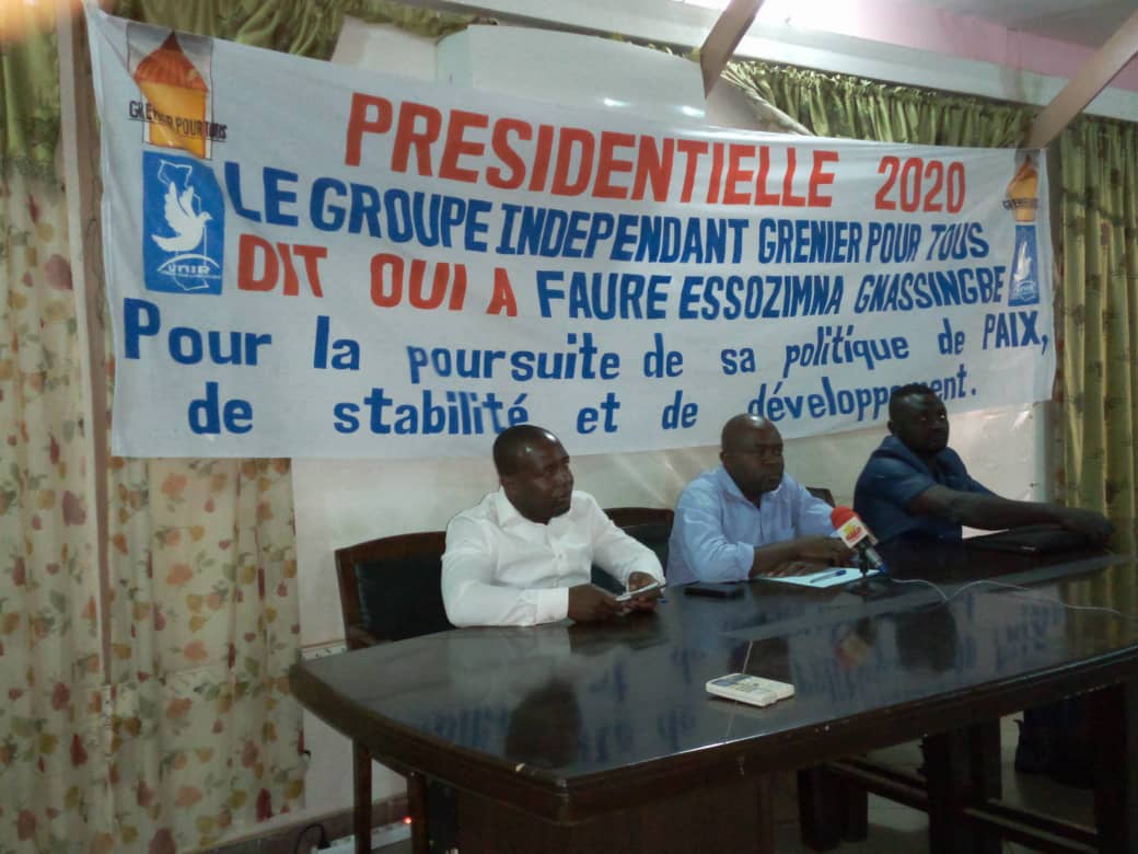 Togo/Présidentielle 2020: le Groupe Indépendant Grenier Pour Tous apporte son soutien à Faure Gnassingbé