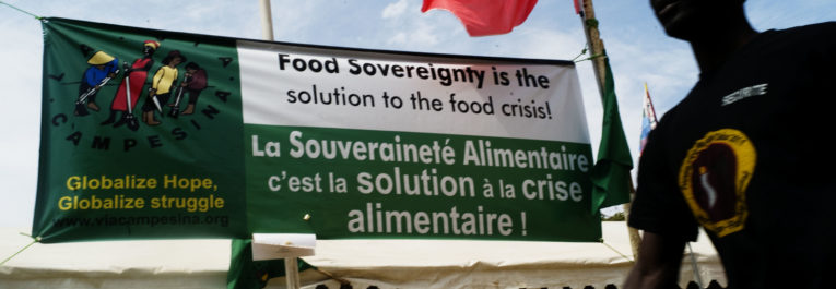 « La souveraineté alimentaire est la lumière qui nous montre la fin du tunnel » insiste La Via Campesina