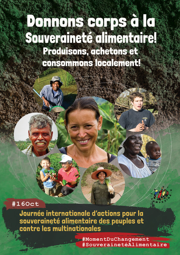 La Via Campesina appelle à Consolider la souveraineté alimentaire en produisant, achetant et consommant localement