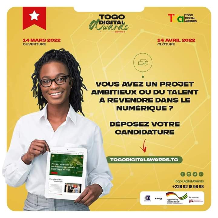 Numérique et développement: concours de récompense des acteurs du numérique au Togo