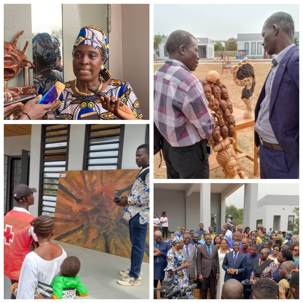 Première exposition d’art international à la Maison des Jeunes et de la Femme de Tsévié