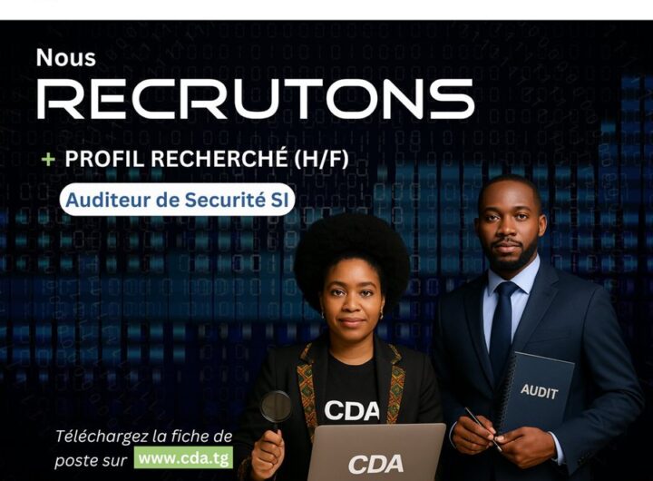 Appel à candidatures pour un auditeur de sécurité des systèmes d’information chez Cyber Defense Africa