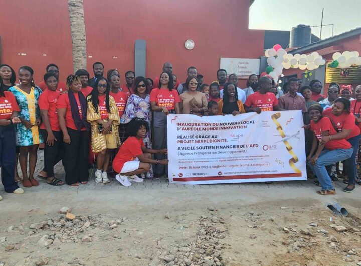 Auréole Monde Innovation inaugure ses nouveaux locaux à Lomé : une révolution pour la santé féminine et l’écologie