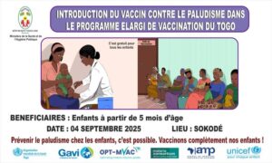 Introduction du vaccin antipaludique au Togo