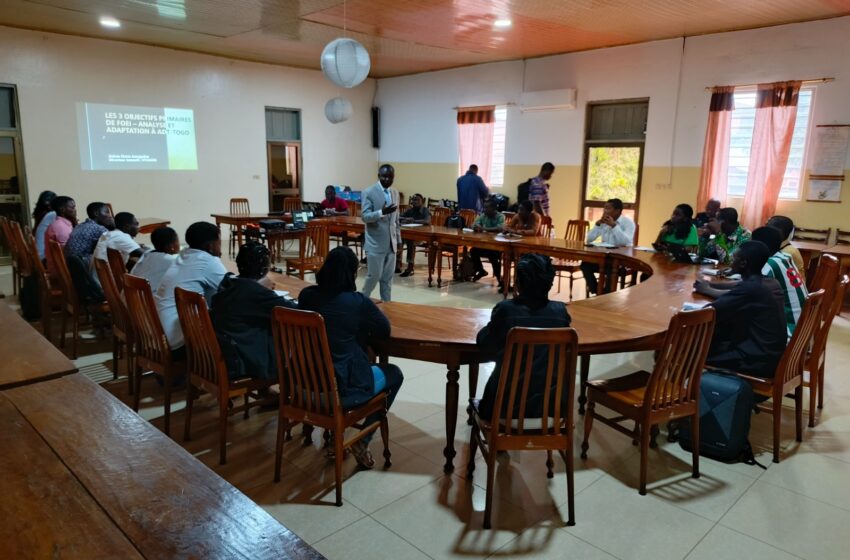  Dialogue sur la justice climatique : la société civile togolaise se mobilise pour un futur inclusif