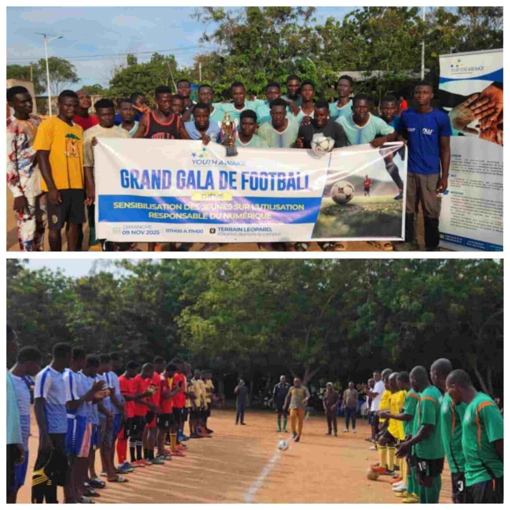 Le football au service de l’éducation numérique : Youth Awake sensibilise les jeunes de Lomé