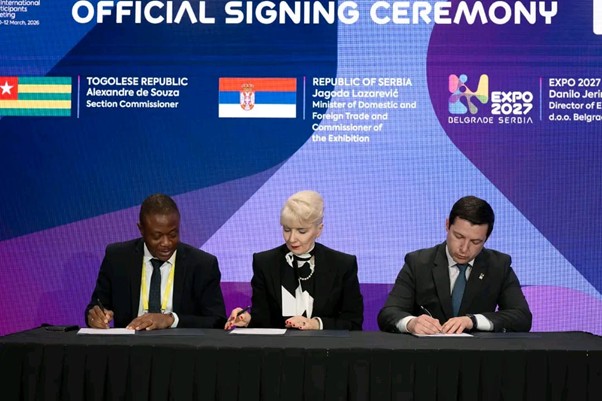 Le Togo confirmé à l&rsquo;exposition universelle de Belgrade 2027