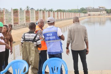 Fortes précipitations à Lomé : le ministre de l’eau évalue les infrastructures d’assainissement
