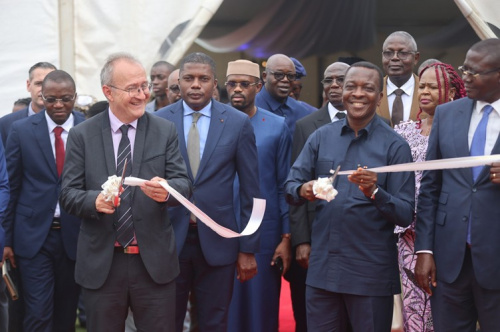 Projet RAINE : inauguration d&rsquo;une usine de tuyaux bas carbone à Adétikopé