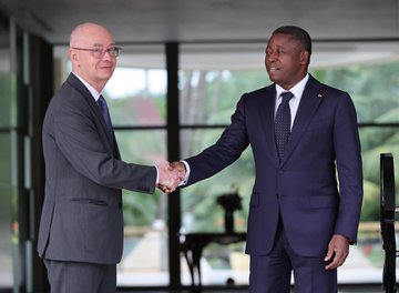 Faure Gnassingbé reçoit l&rsquo;ambassadeur du Brésil au Togo