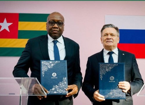 Énergie nucléaire : le Togo et la Russie signent un accord de coopération