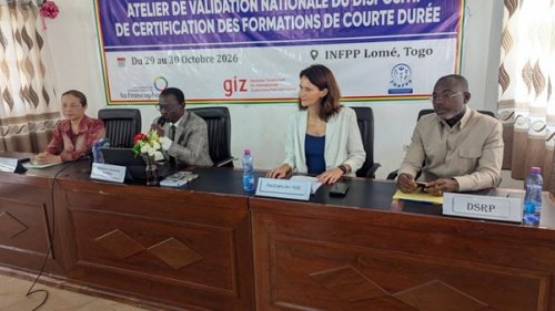Le Togo prépare la certification des formations de courte durée